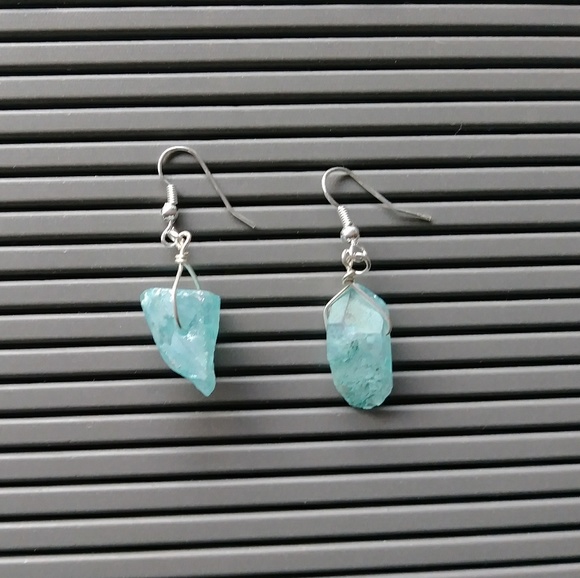 Cheeky Chooks Jewelry - FINAL PRICE·LAST DAY Blue quartz earrings